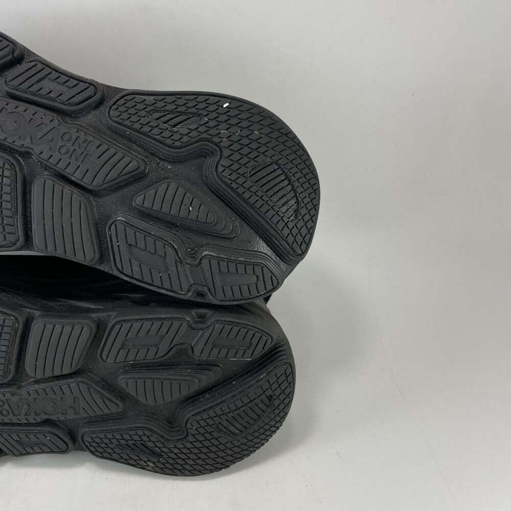 Hoka One One Bondi 6 Womens Size 8.5 B Triple Black BBLC Running Shoes - Picture 9 of 11